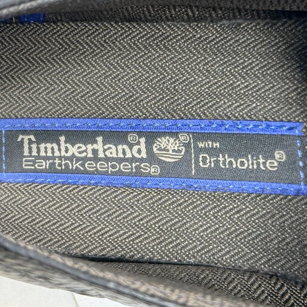 Timberland Earthkeepers Mens 8.5 Black Leather Derby Shoes 5544A Business Casual